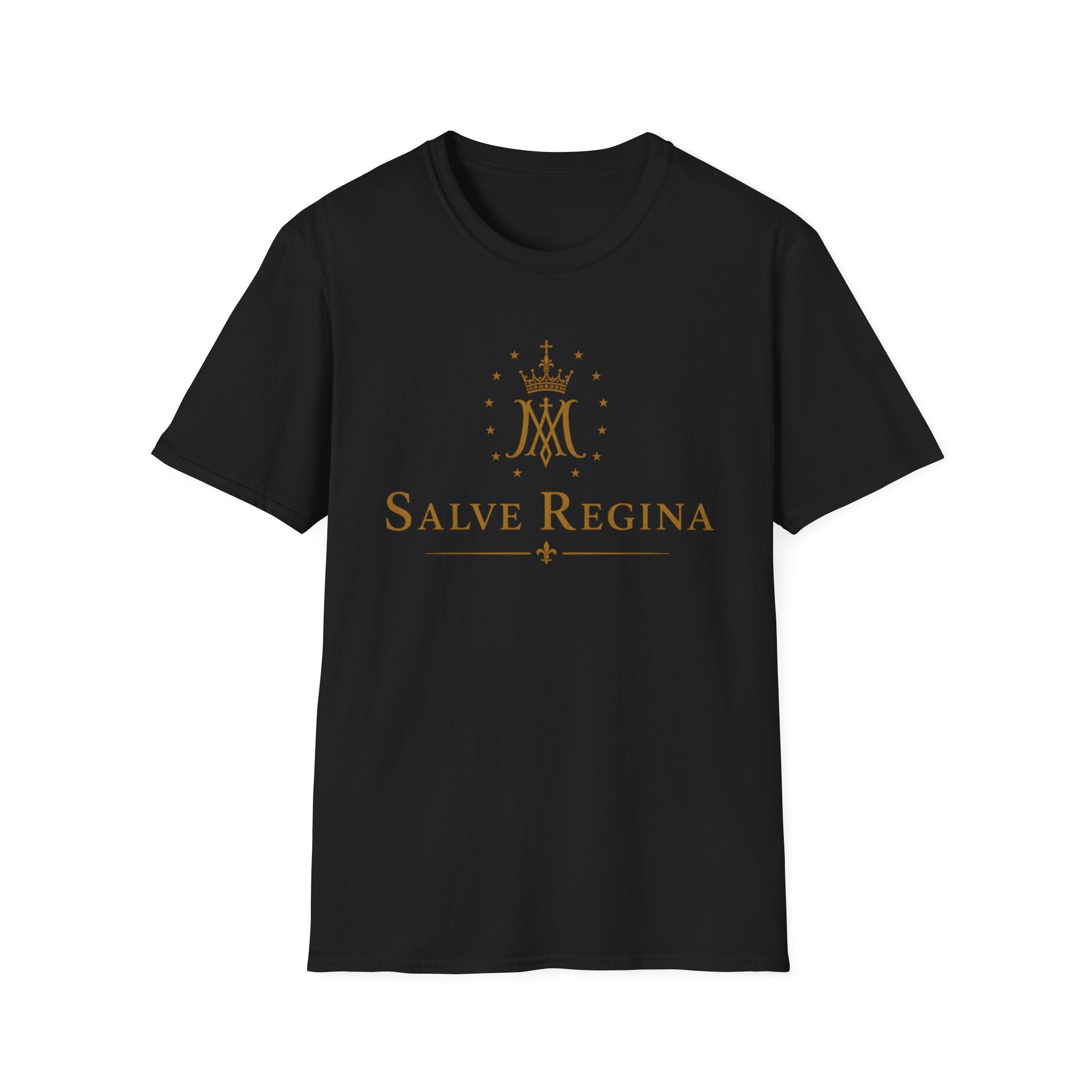 Salve Regina Graphic T‑Shirt — Elegant Marian Devotional Tee
