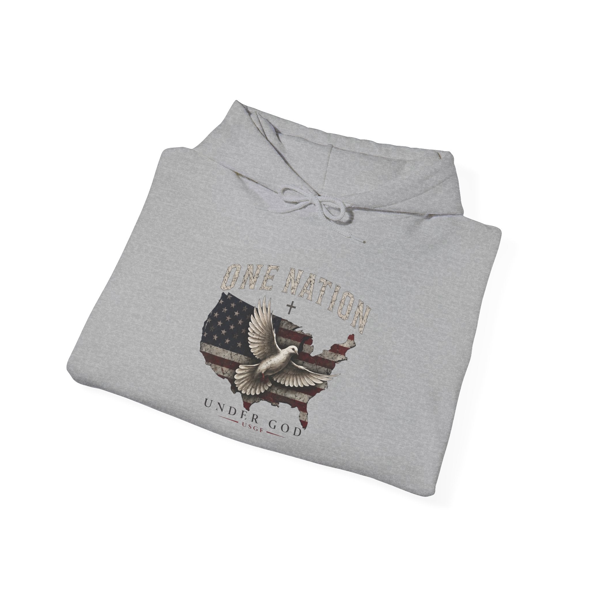One Nation Under God Hooded Sweatshirt