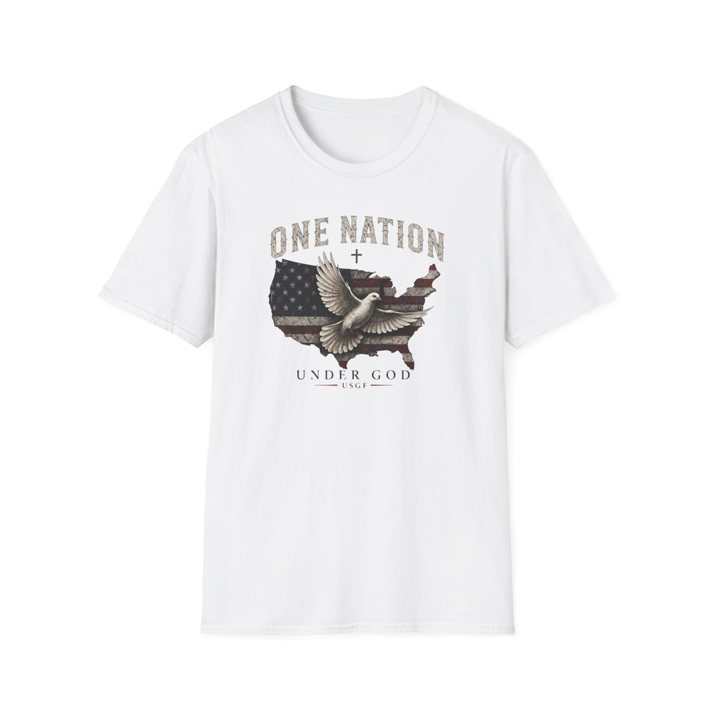 One Nation Under God T-Shirt — American Flag Tee