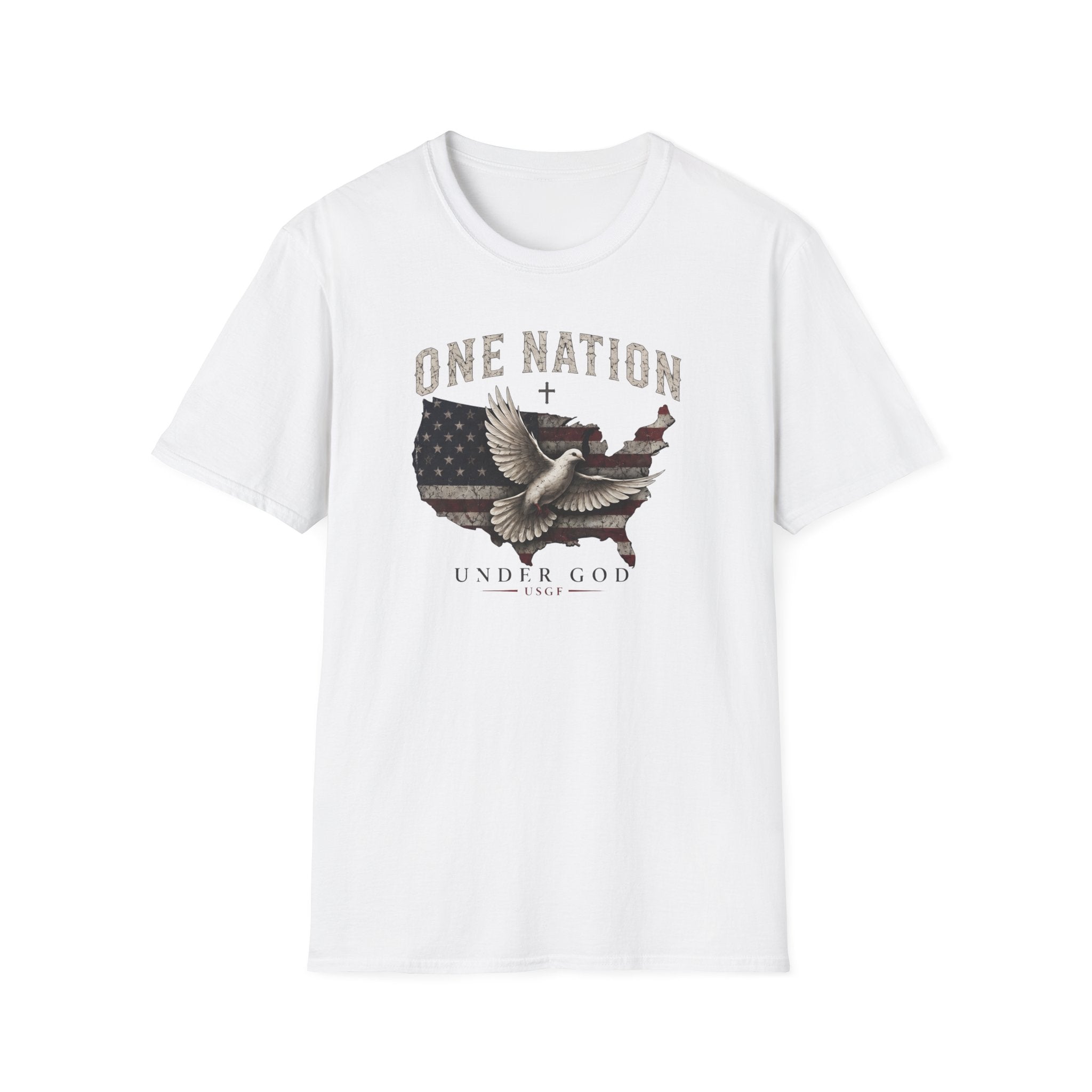 One Nation Under God T-Shirt — American Flag Tee
