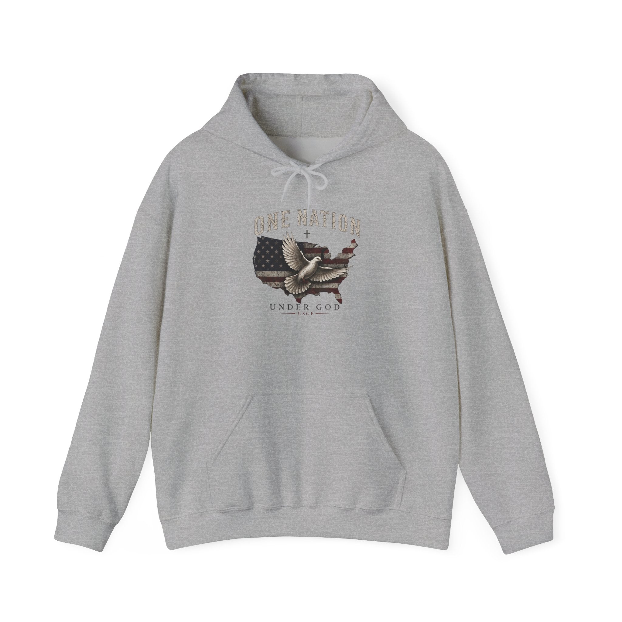 One Nation Under God Hooded Sweatshirt