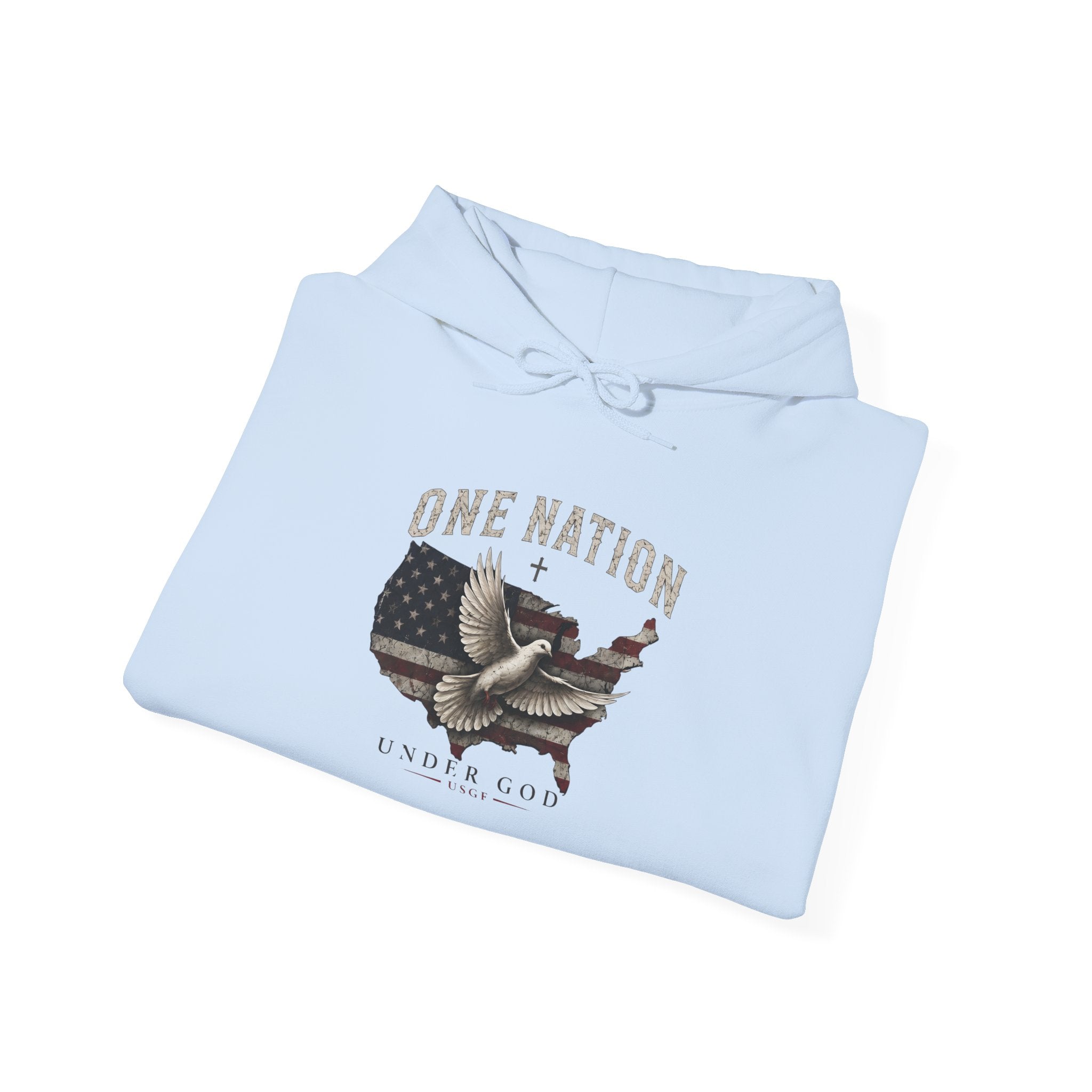 One Nation Under God Hooded Sweatshirt