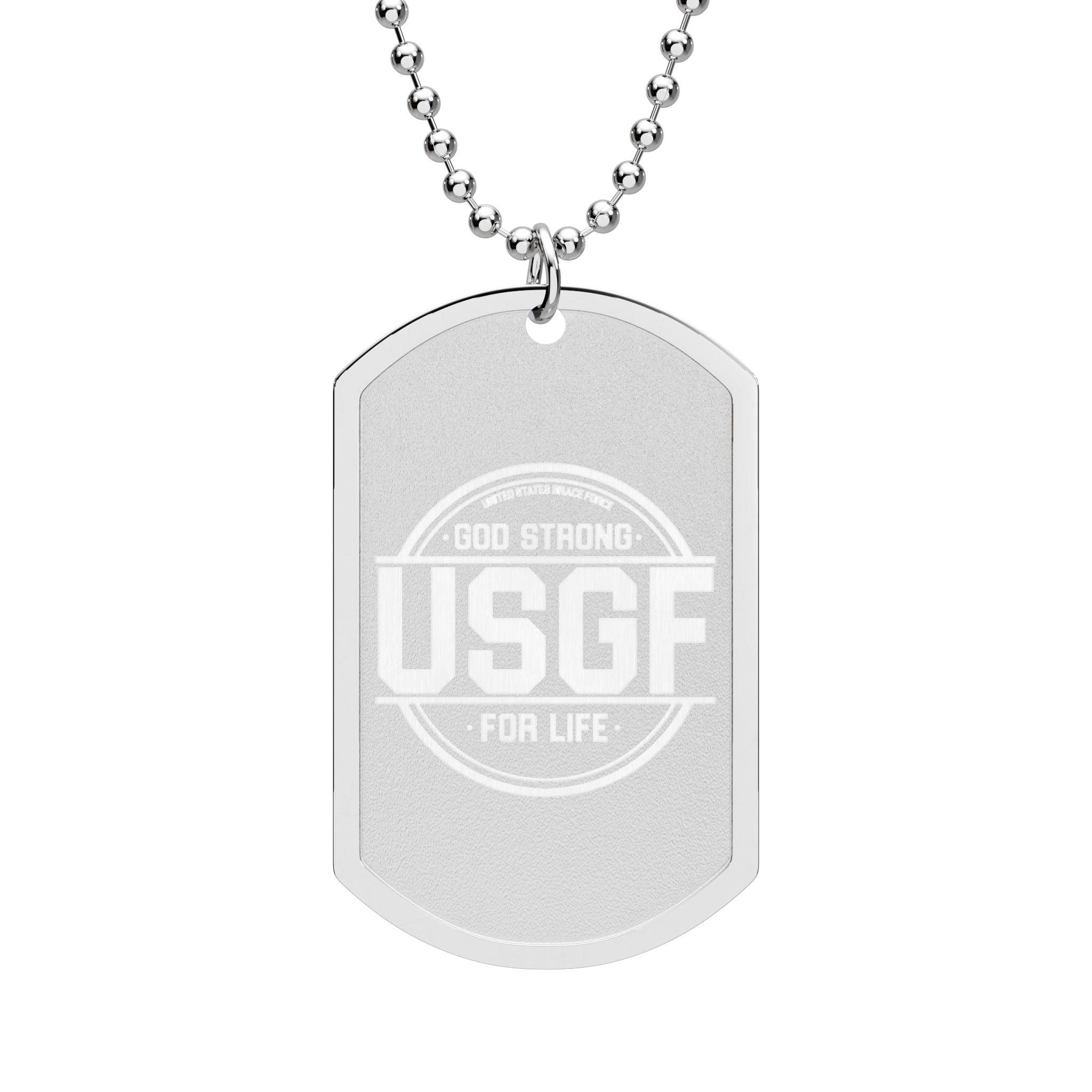 US Grace Force Dog Tag with Chain