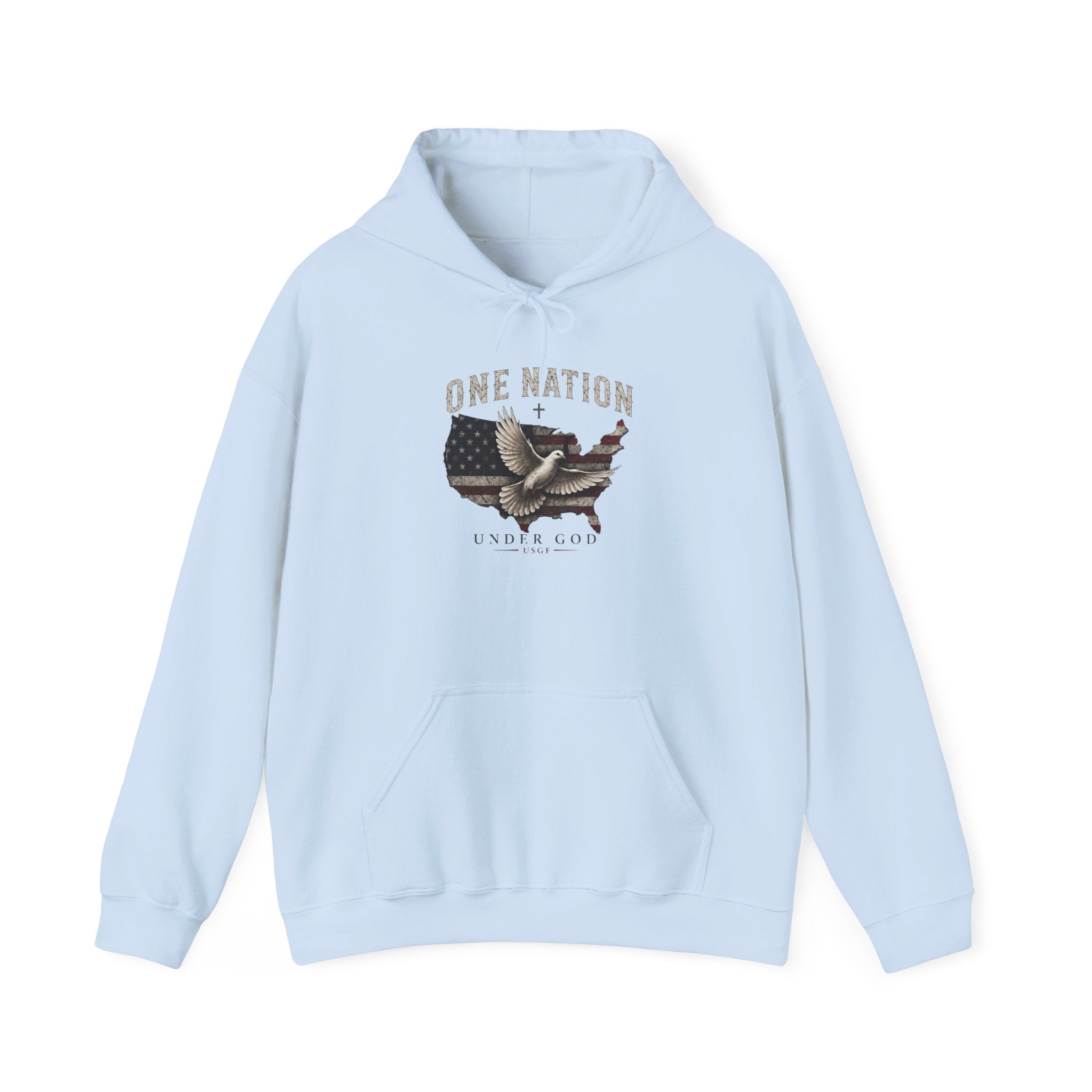 One Nation Under God Hooded Sweatshirt
