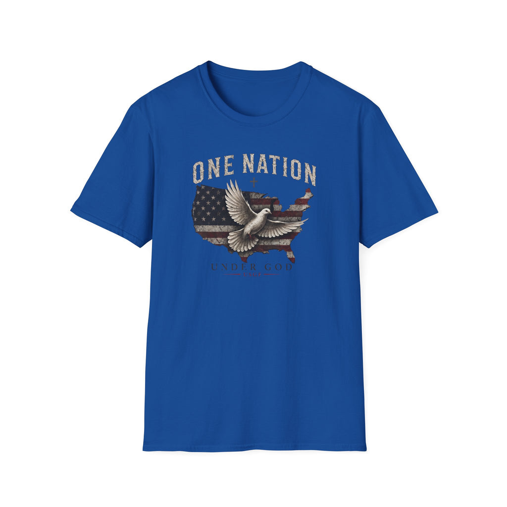 One Nation Under God T-Shirt — American Flag Tee
