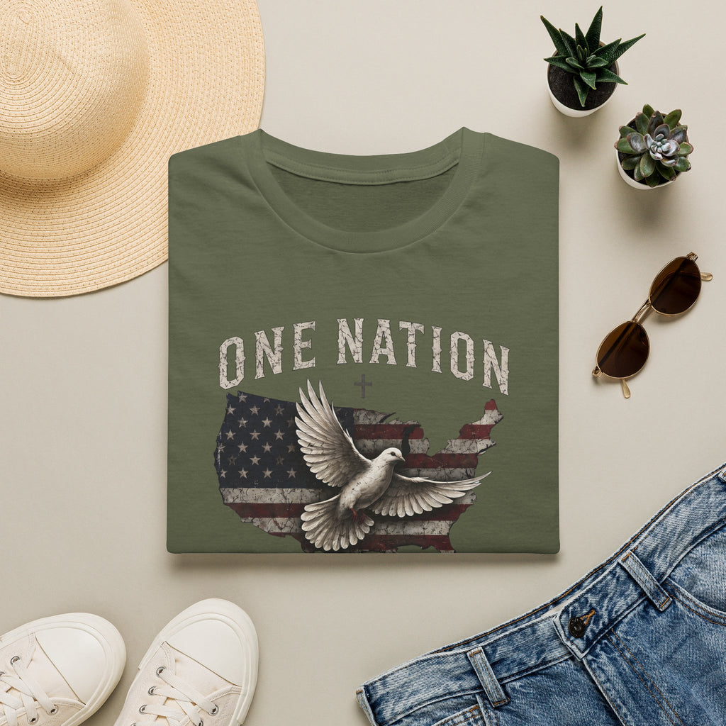 One Nation Under God T-Shirt — American Flag Tee